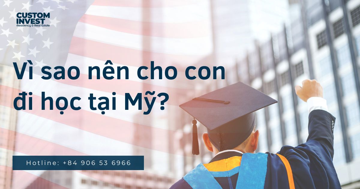Vì sao nên cho con đi học tại Mỹ?