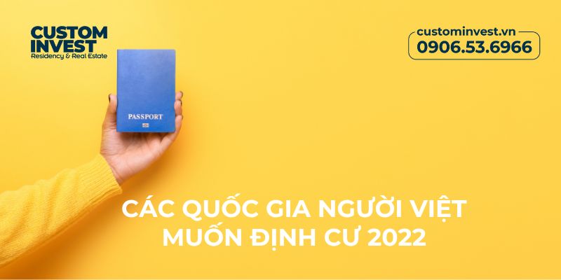 Top các quốc gia người Việt muốn định cư