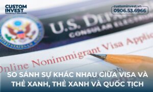 Sự khác nhau giữa visa và thẻ xanh, giữa thẻ xanh và quốc tịch