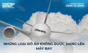 Những loại đồ ăn không được mang lên máy bay