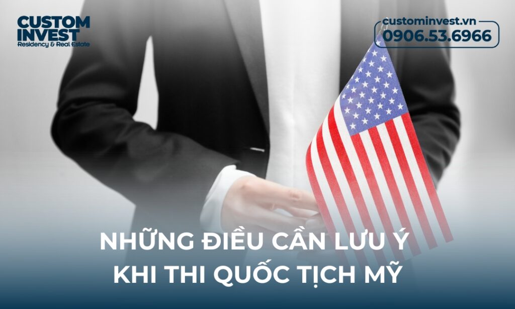 Chia sẻ kinh nghiệm thi quốc tịch Mỹ mới nhất 2024